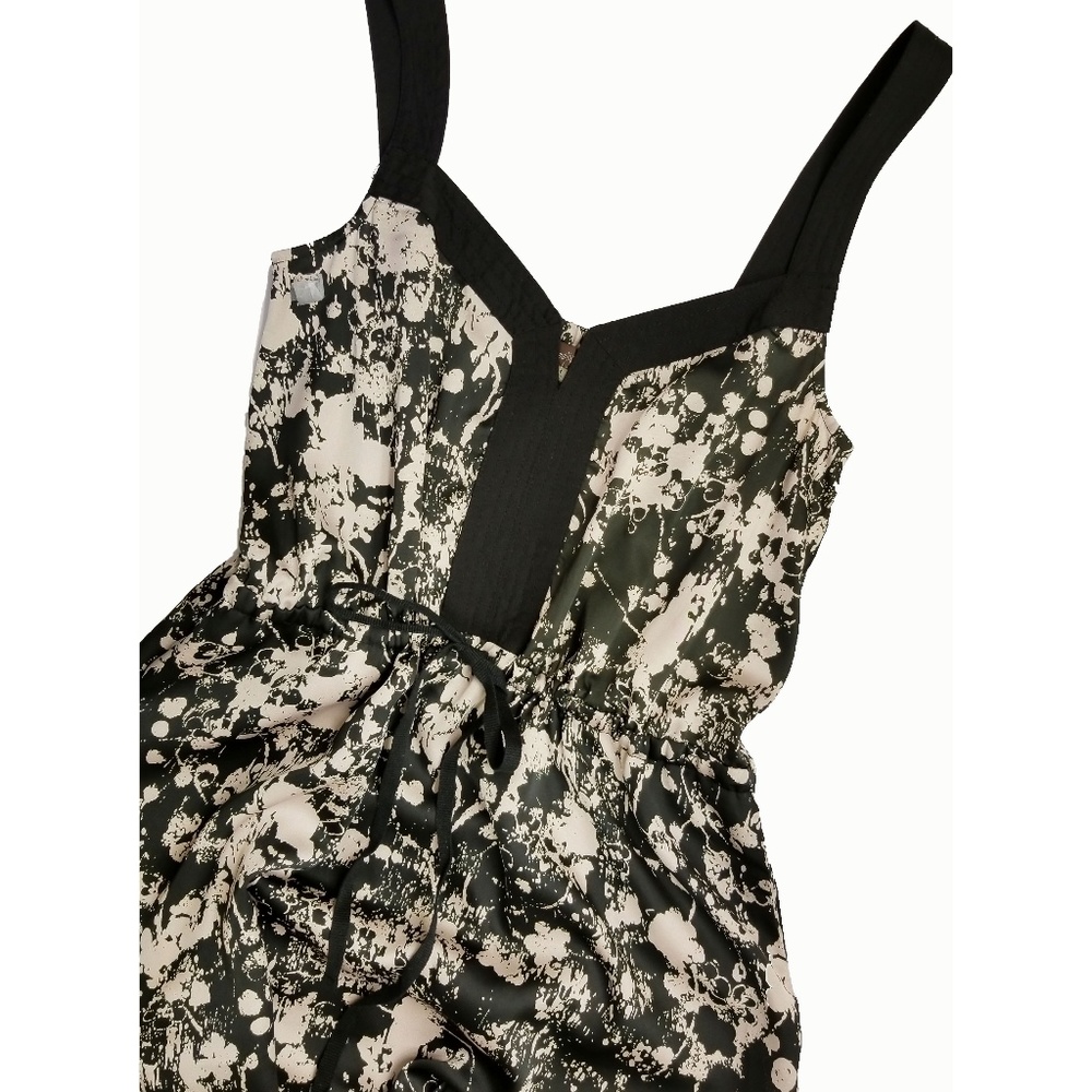 Macy's Drawstring Tank Print Dress Size Small